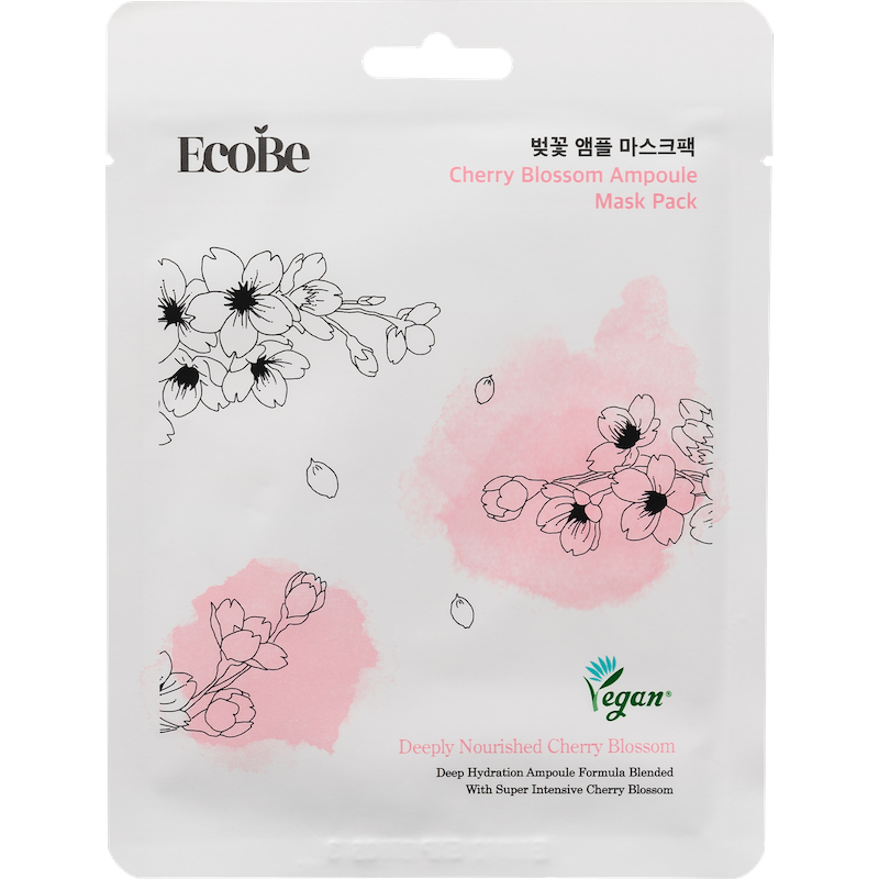 Ecobe - pack de 10 masques - skincare coréenne