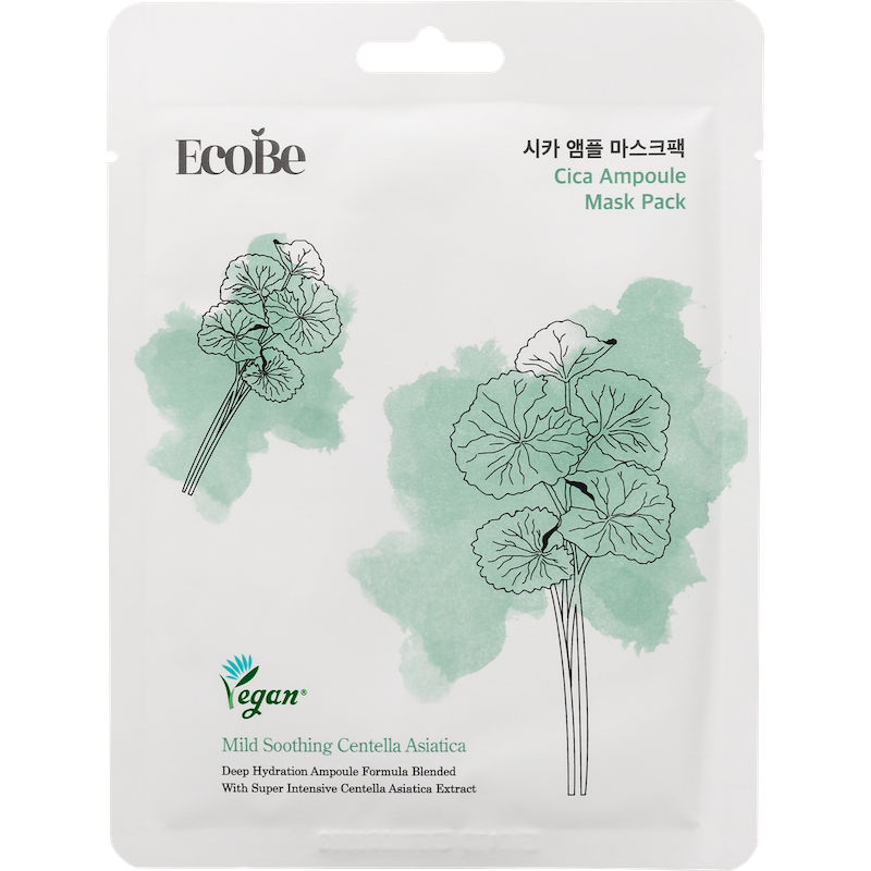 Ecobe - pack de 10 masques - skincare coréenne