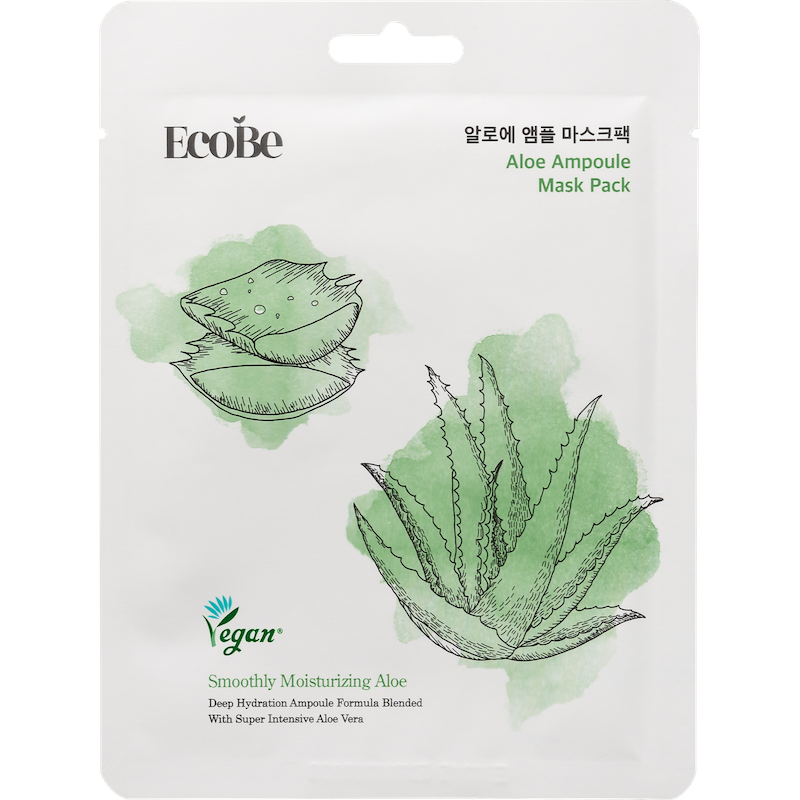 Ecobe - pack de 10 masques - skincare coréenne