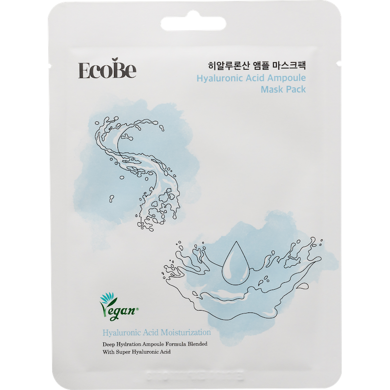 Ecobe - pack de 10 masques - skincare coréenne