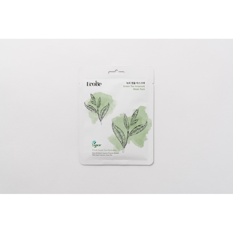 Ecobe - Masque au thé vert - skincare coréenne