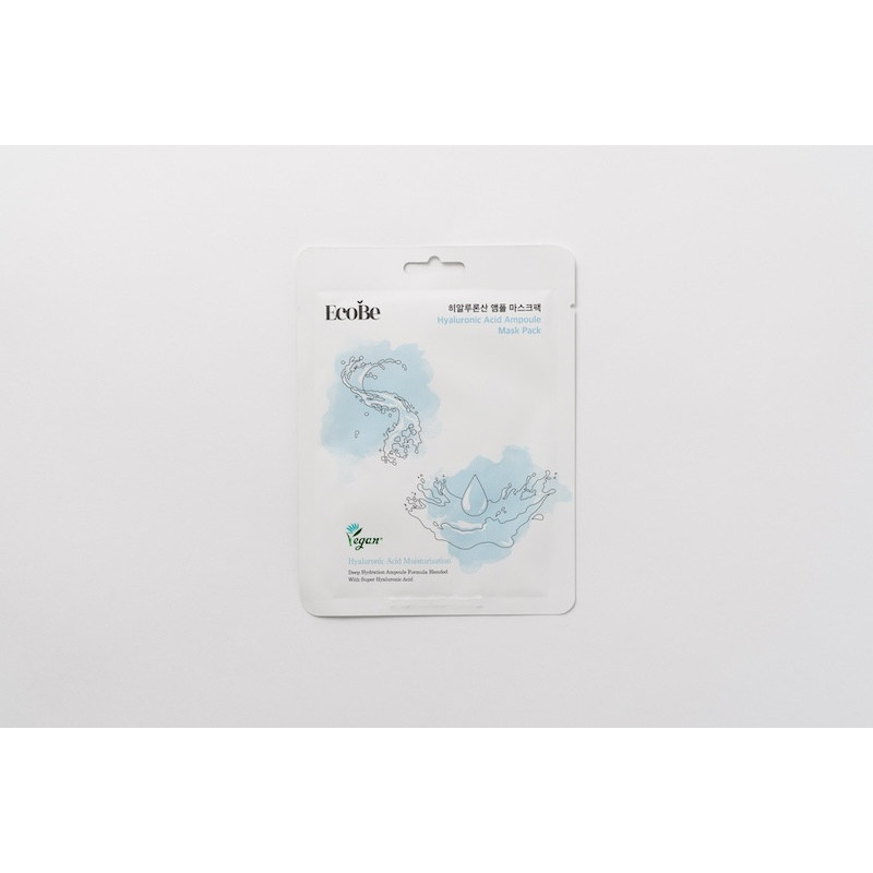 Ecobe - Masque à l'acide hyaluronique - skincare coréenne