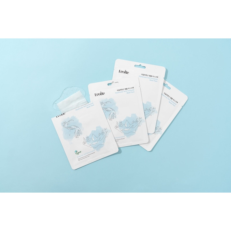 Ecobe - Masque à l'acide hyaluronique - skincare coréenne