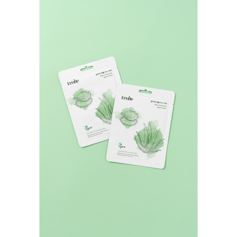 Ecobe - Masque à l'aloe vera - skincare coréenne
