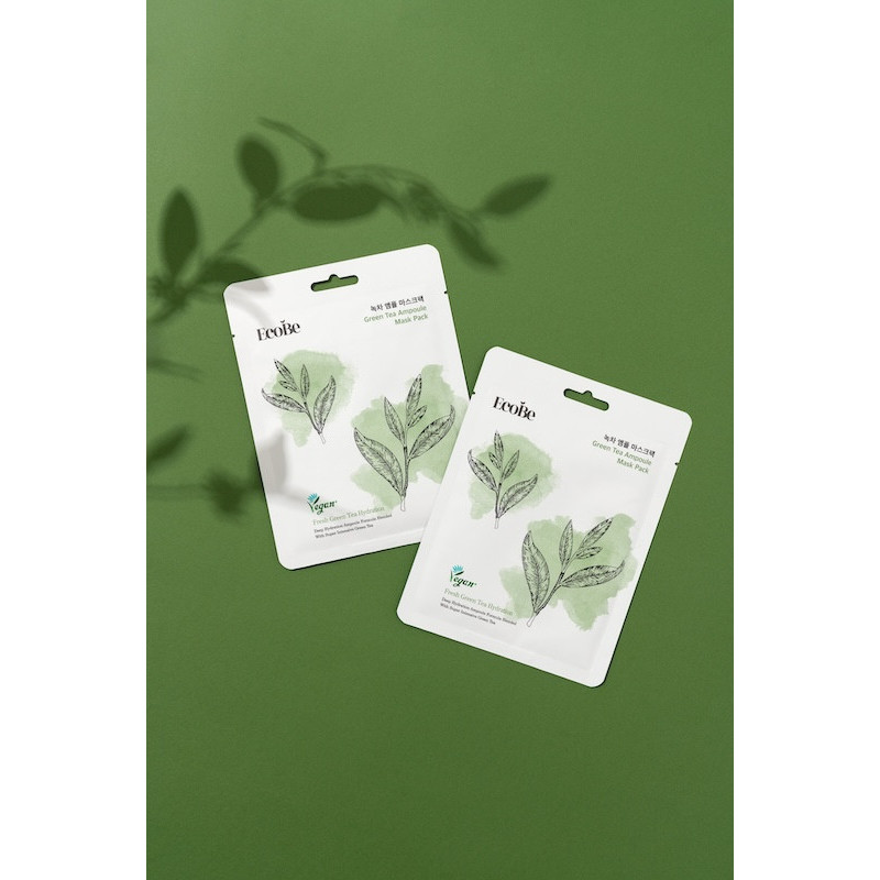 Ecobe - Masque au thé vert - skincare coréenne